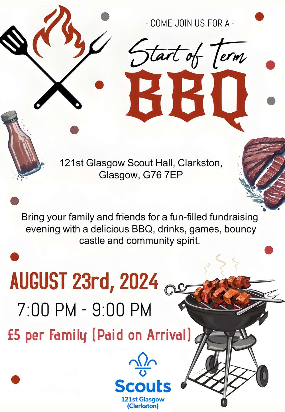 121st Glasgow Scout Group - Start of Term BBQ